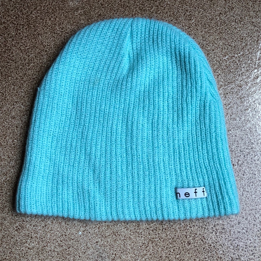 Teal Neff Beanie